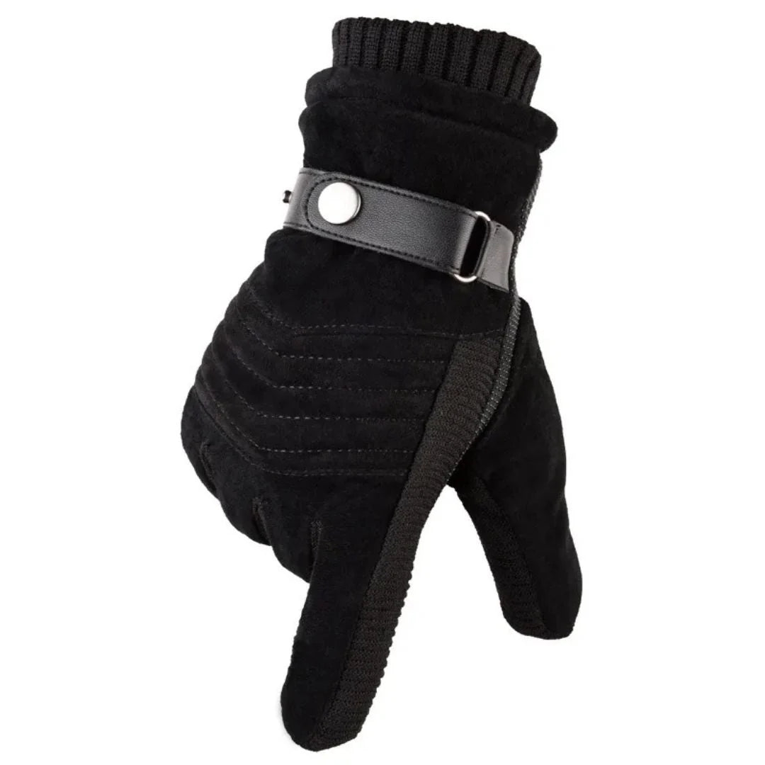 Heren Handschoenen – Gevoerd met Touchscreen Vingertoppen