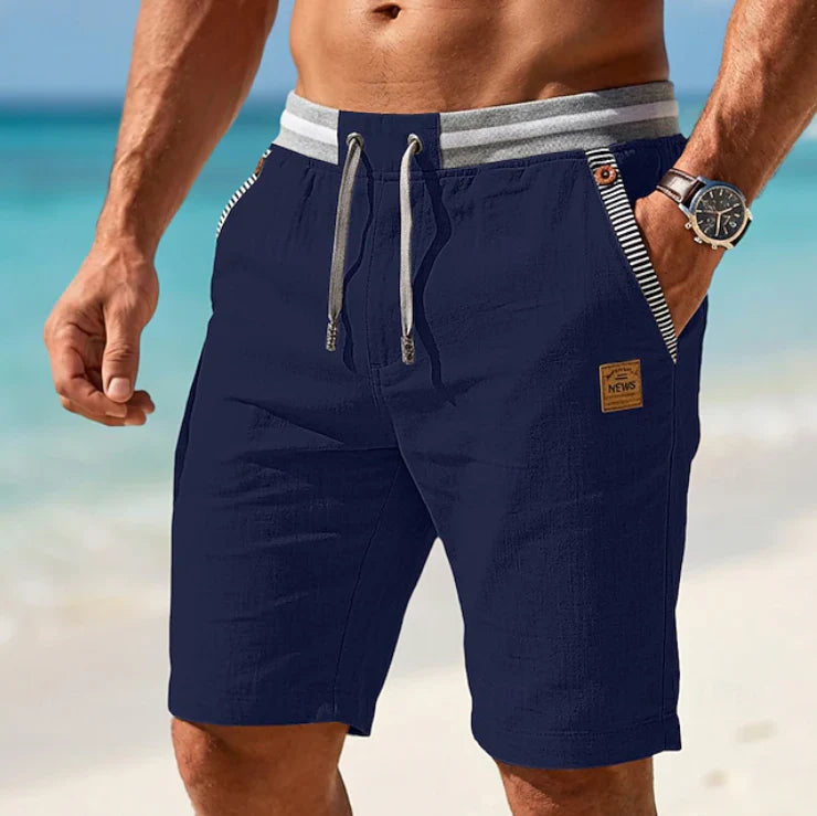 Heren Korte Broek – Wijde Pasvorm met Trekkoord, Casual