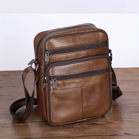 Heren Schoudertas Leer – Rundleer Messenger