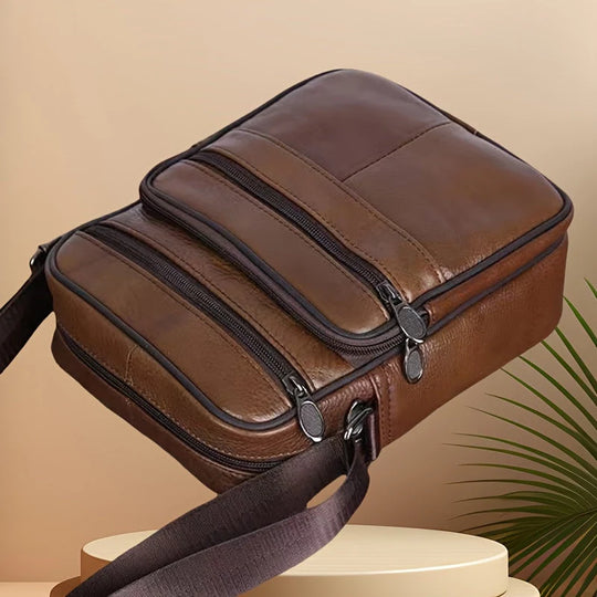 Heren Schoudertas Leer – Rundleer Messenger