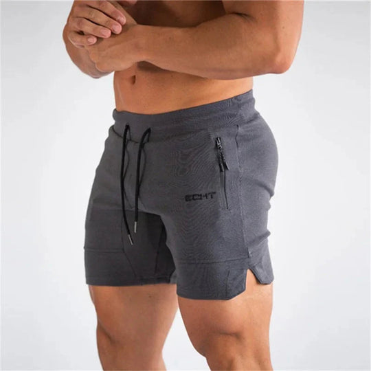 Heren Sportshort – Ademend Mesh met Ritszakken, Sneldrogend