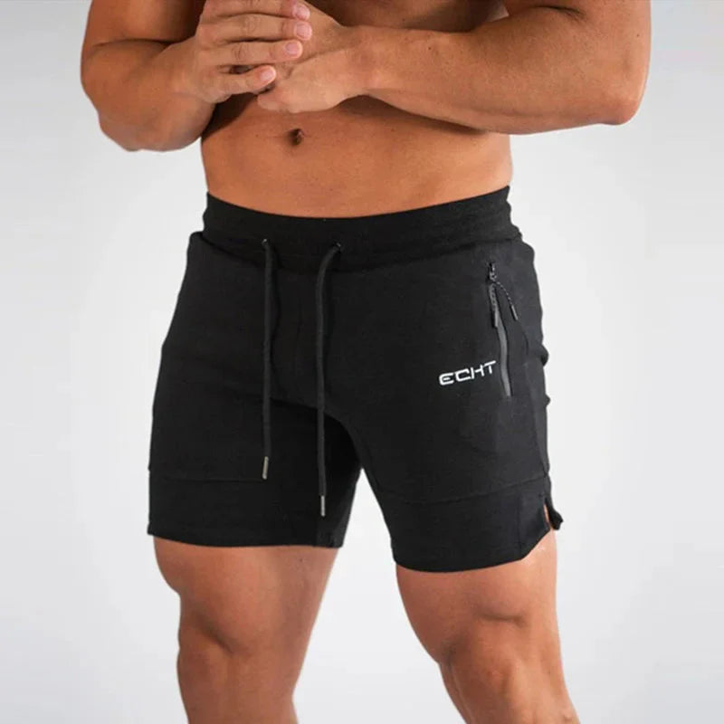 Heren Sportshort – Ademend Mesh met Ritszakken, Sneldrogend