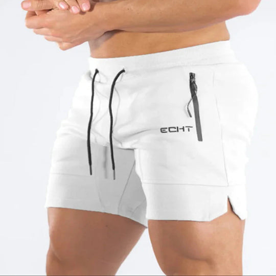 Heren Sportshort – Ademend Mesh met Ritszakken, Sneldrogend