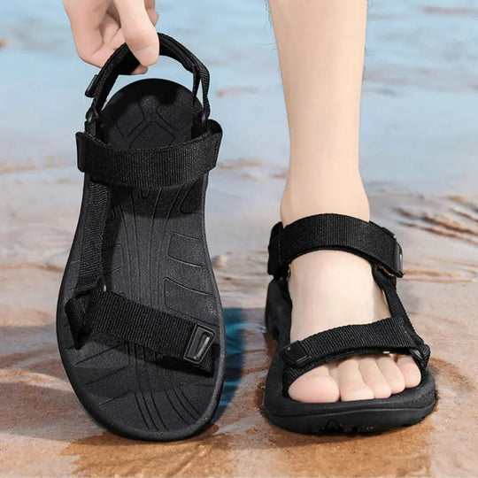 Heren Wandelsandalen voor Brede Voeten – Verstelbaar & Comfortabel