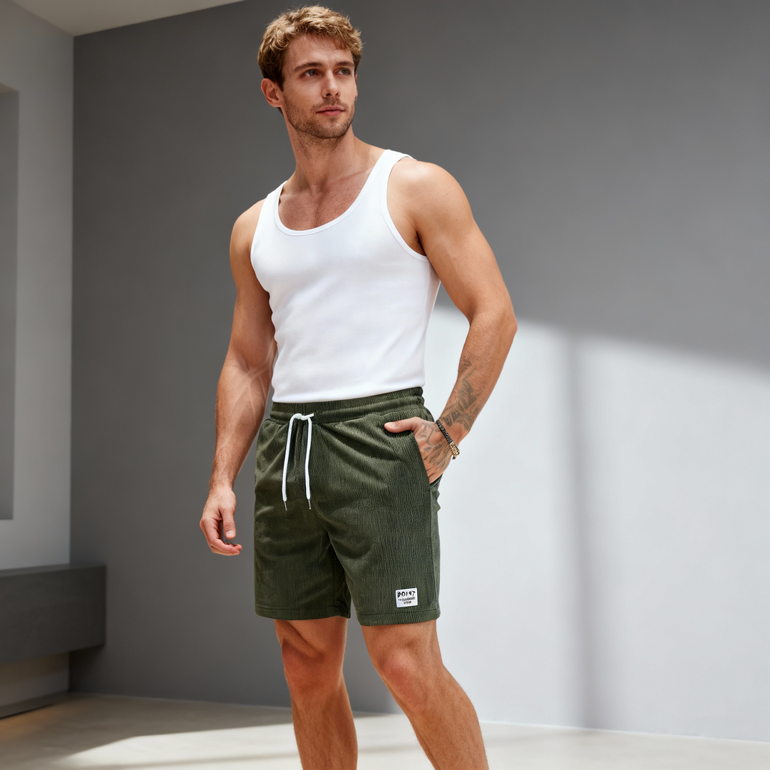 Heren Zwemshort met Zijzakken - Casual Strandbroek