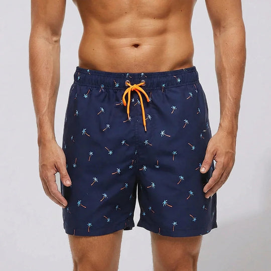 Heren Zwemshort Sneldrogend – Met Binnenvoering & Print