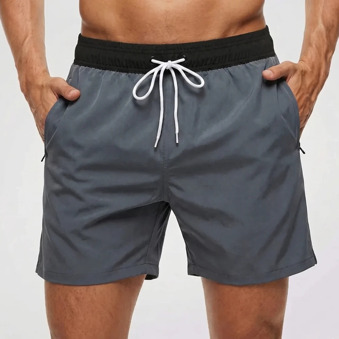 Heren Zwemshort Sneldrogend – Met Ritszakken
