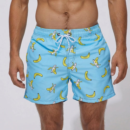 Herenbadshorts met Sneldrogend Materiaal en Binnenvoering