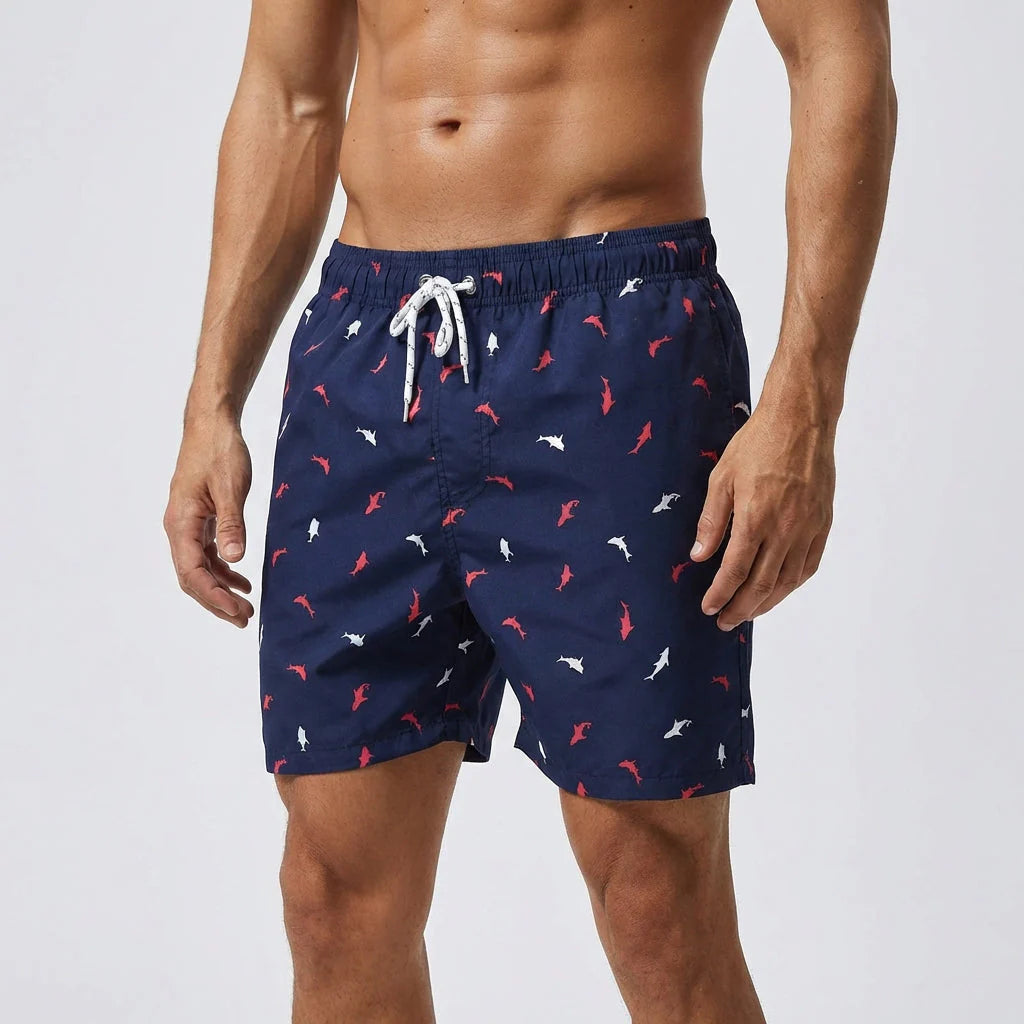 Herenbadshorts met Sneldrogend Materiaal en Binnenvoering