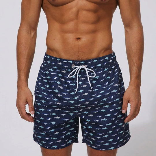 Herenbadshorts met Sneldrogend Materiaal en Binnenvoering