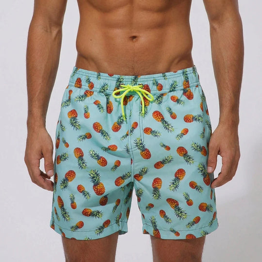 Herenbadshorts met Sneldrogend Materiaal en Binnenvoering