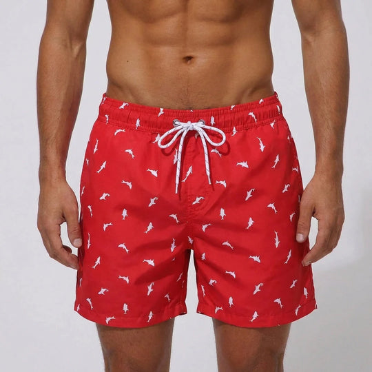 Herenbadshorts met Sneldrogend Materiaal en Binnenvoering