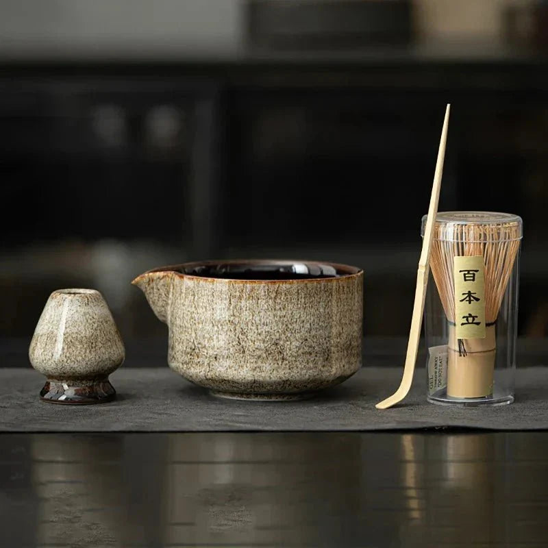 Hommfer - 7-delige Japanse Matcha-set voor de keuken