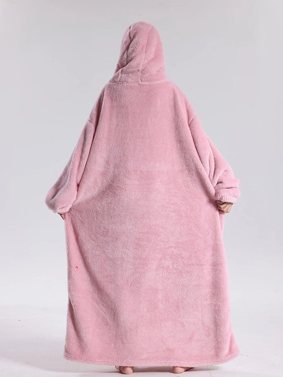 Hoodie Deken – Draagbare Fleece met Mouwen