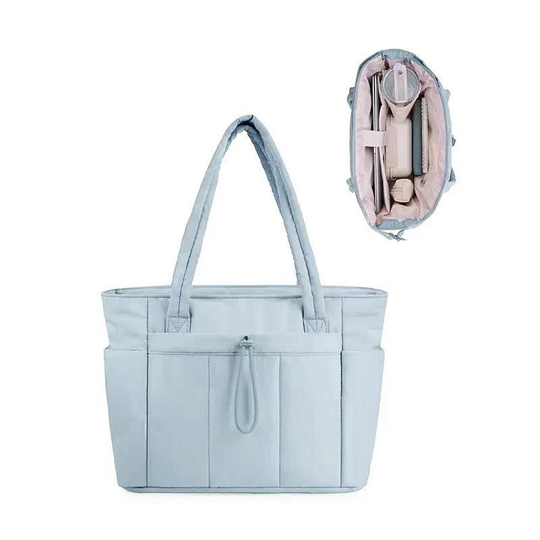 Gepolsterte Tragetasche Damen mit Laptoptasche und Becherhalter