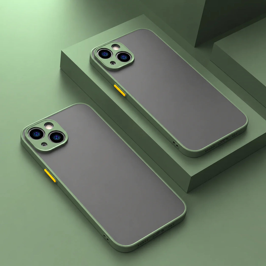 iPhone Hoesje - Mat Siliconen - Schokbestendig