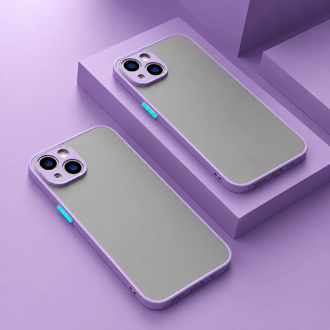 iPhone Hoesje - Mat Siliconen - Schokbestendig