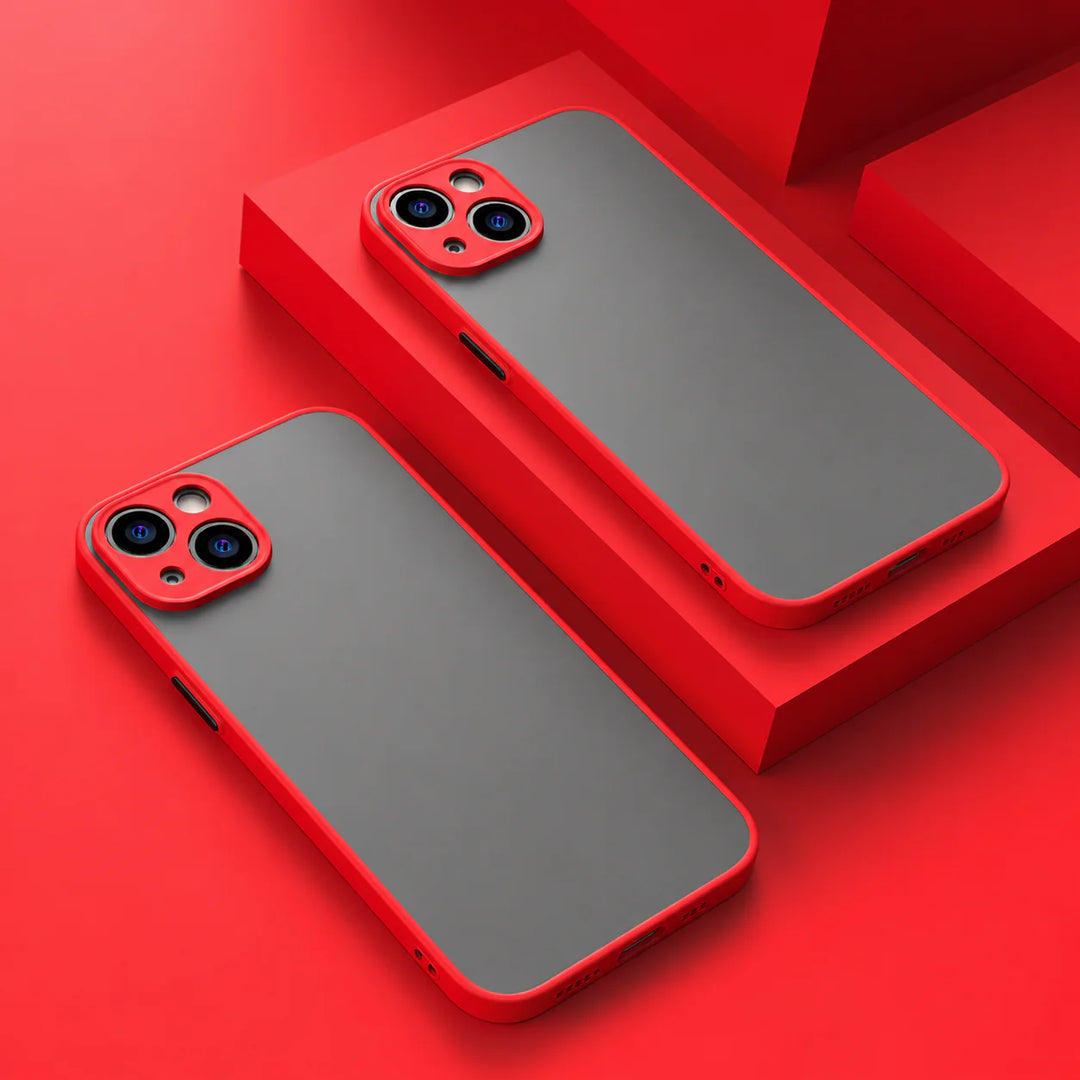iPhone Hoesje - Mat Siliconen - Schokbestendig