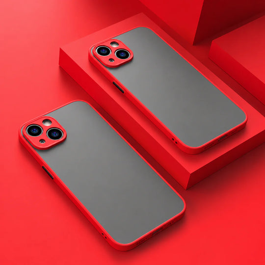 iPhone Hoesje - Mat Siliconen - Schokbestendig