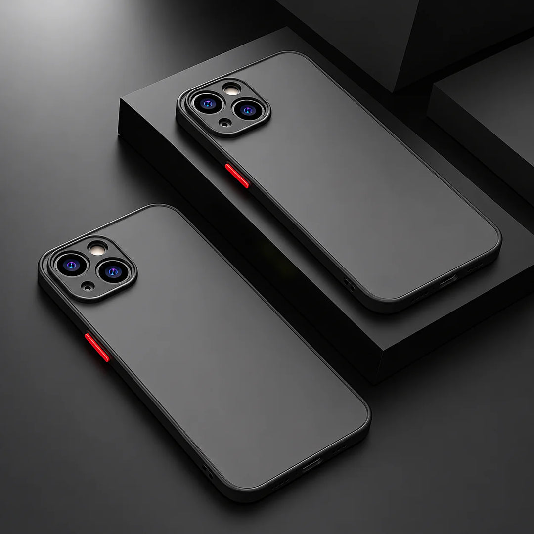 iPhone Hoesje - Mat Siliconen - Schokbestendig