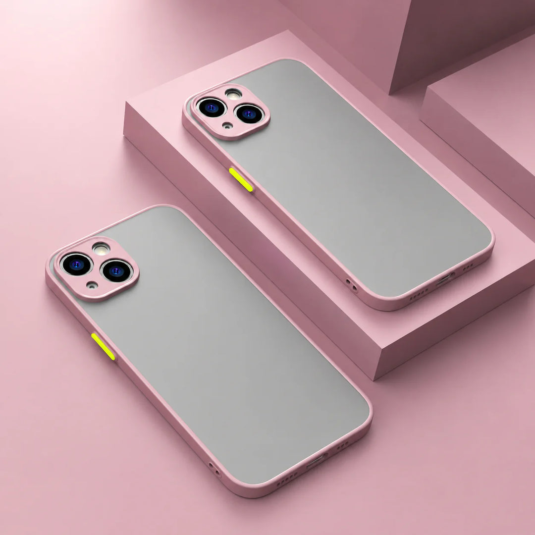 iPhone Hoesje - Mat Siliconen - Schokbestendig