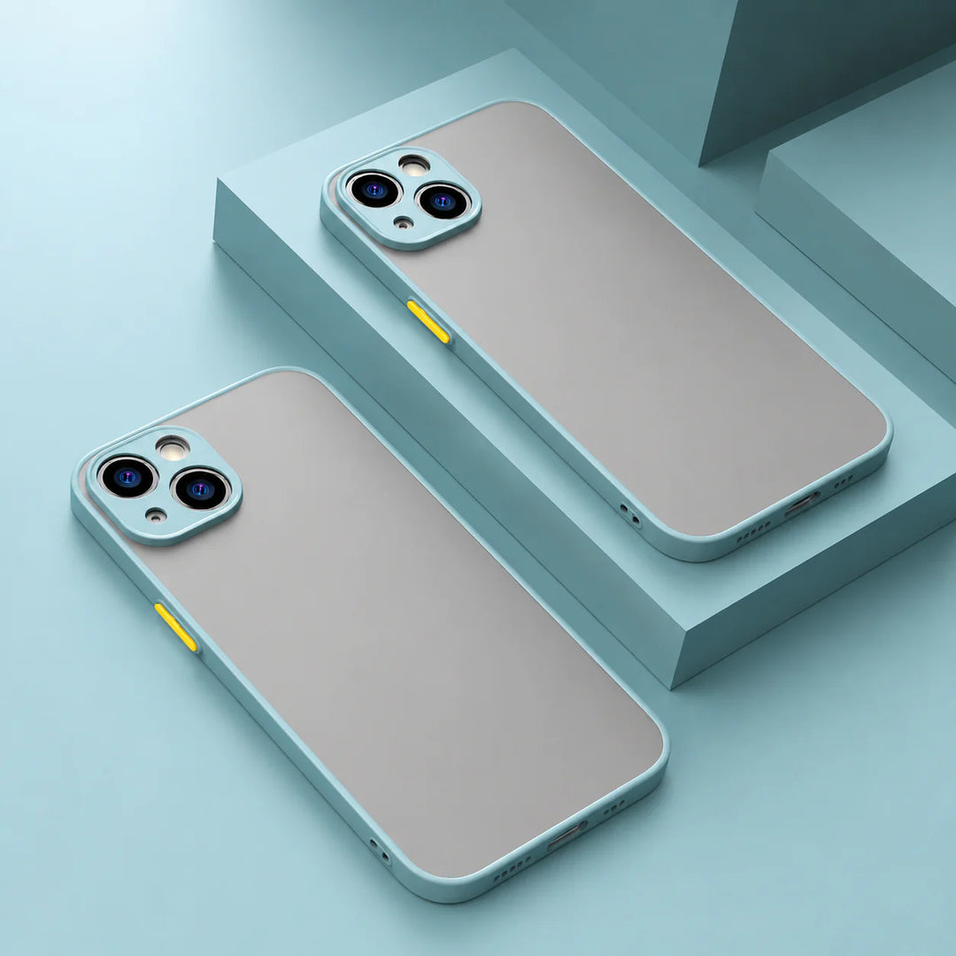 iPhone Hoesje - Mat Siliconen - Schokbestendig