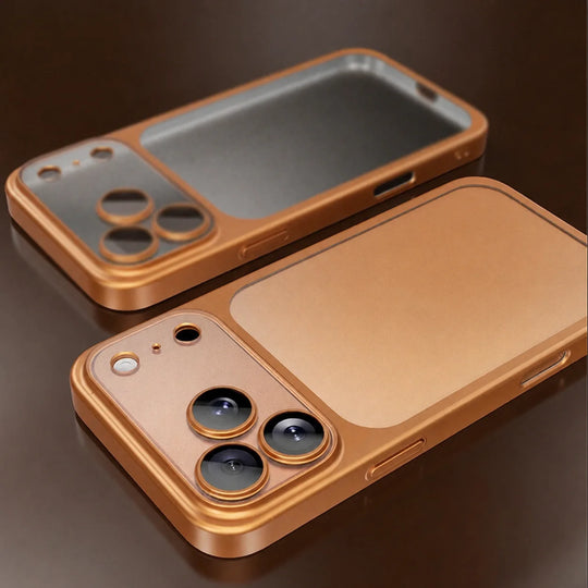 iPhone Hoesje met Aluminium Frame - Ultra Dun & Schokwerend