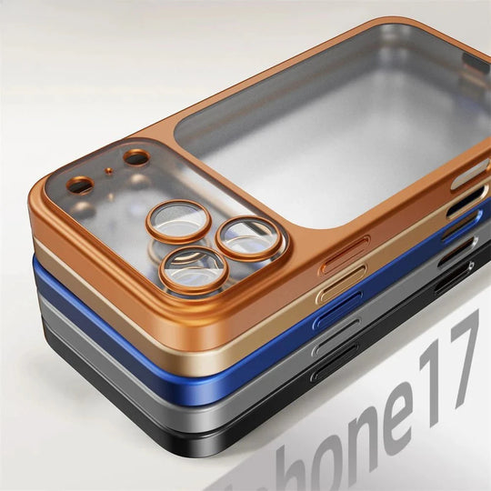 iPhone Hoesje met Aluminium Frame - Ultra Dun & Schokwerend