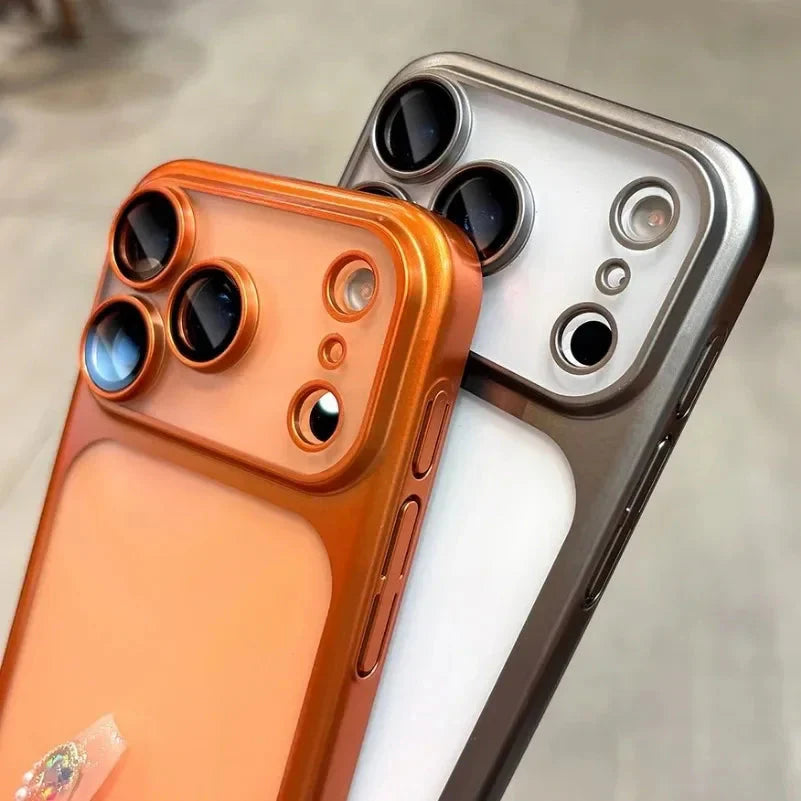 iPhone Hoesje met Aluminium Frame - Ultra Dun & Schokwerend