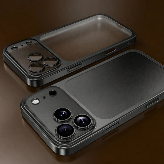 iPhone Hoesje met Aluminium Frame - Ultra Dun & Schokwerend