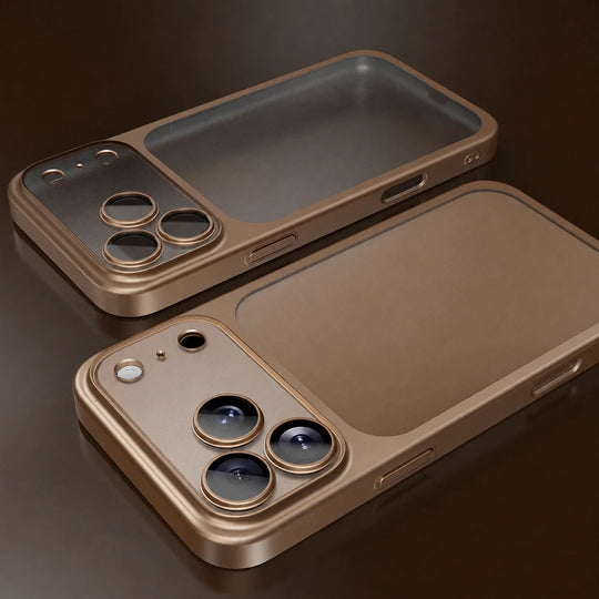 iPhone Hoesje met Aluminium Frame - Ultra Dun & Schokwerend