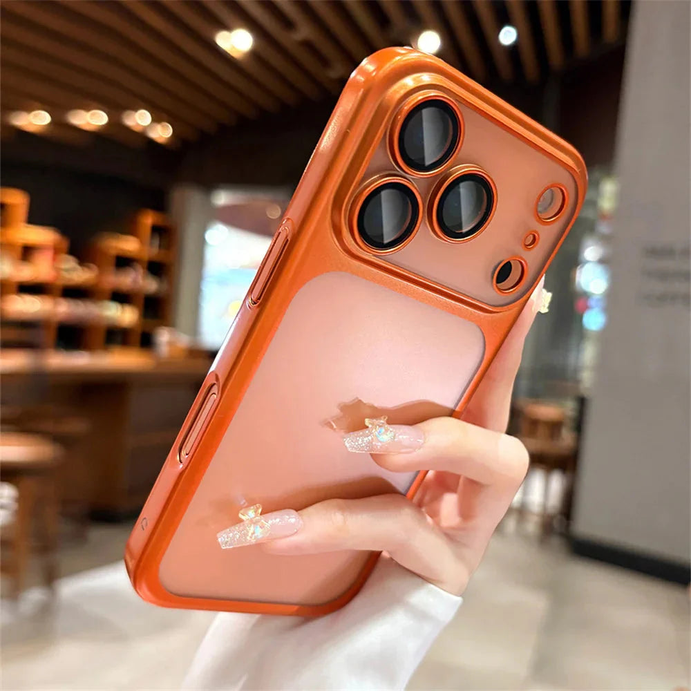 iPhone Hoesje met Aluminium Frame - Ultra Dun & Schokwerend