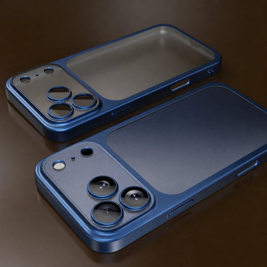 iPhone Hoesje met Aluminium Frame - Ultra Dun & Schokwerend