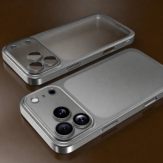 iPhone Hoesje met Aluminium Frame - Ultra Dun & Schokwerend