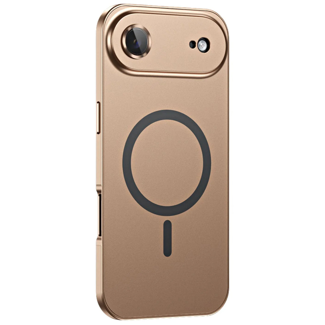 iPhone Hoesje met Metalen Frame - MagSafe Compatible Case