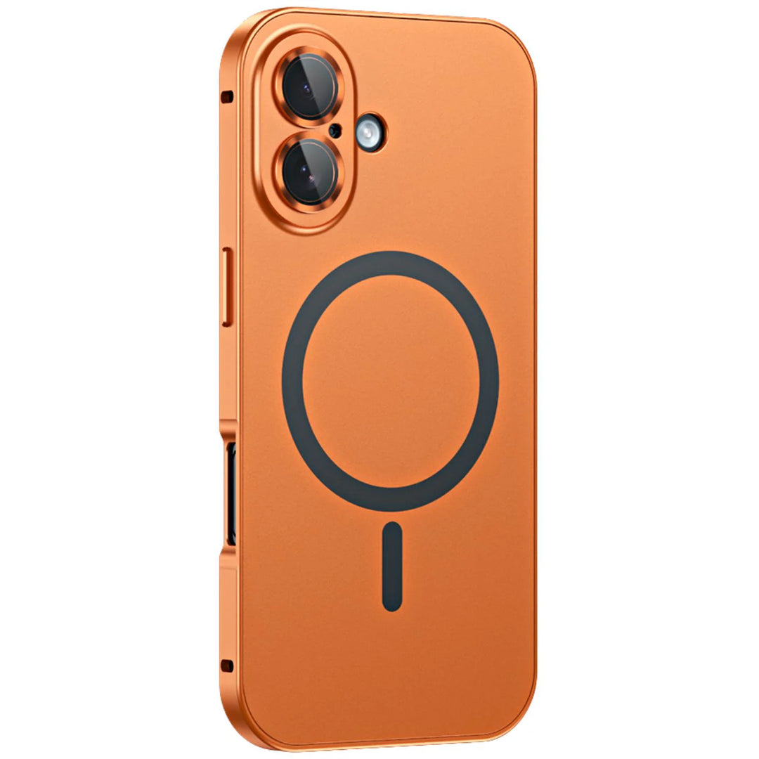 iPhone Hoesje met Metalen Frame - MagSafe Compatible Case
