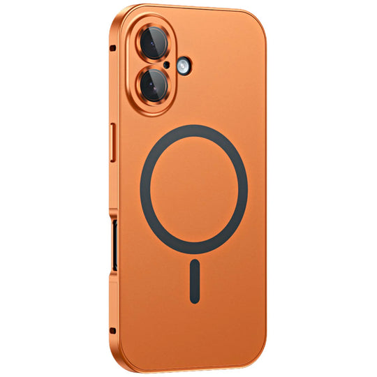 iPhone Hoesje met Metalen Frame - MagSafe Compatible Case