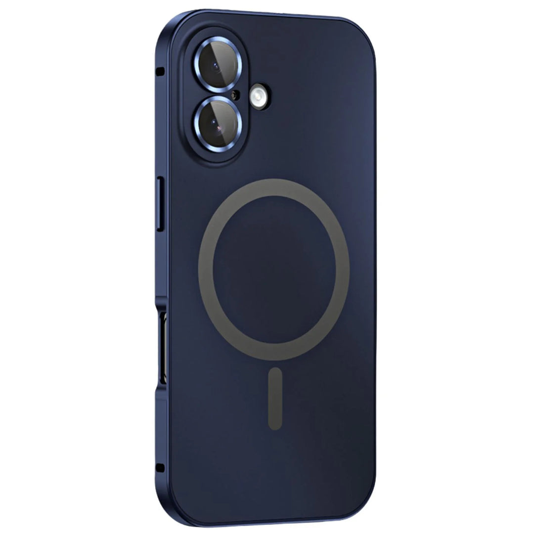 iPhone Hoesje met Metalen Frame - MagSafe Compatible Case
