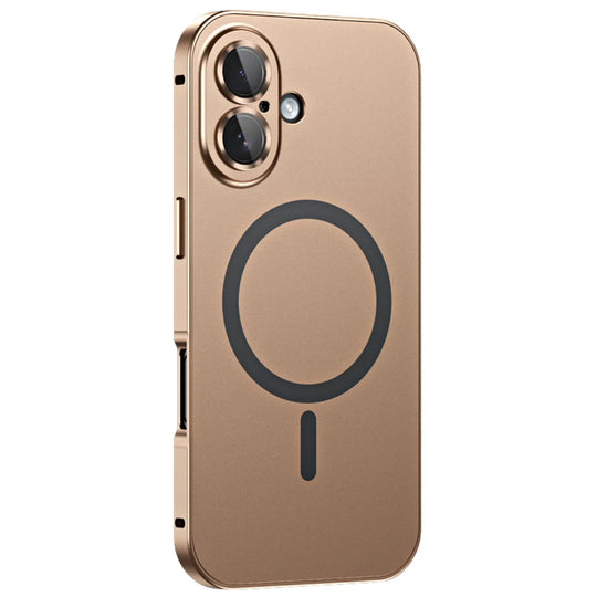 iPhone Hoesje met Metalen Frame - MagSafe Compatible Case