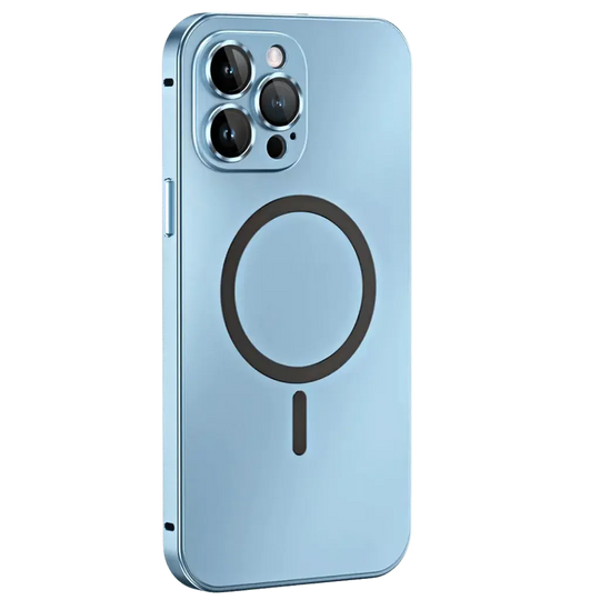 iPhone Hoesje met Metalen Frame - MagSafe Compatible Case