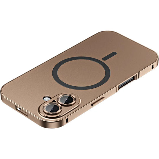 iPhone Hoesje met Metalen Frame - MagSafe Compatible Case