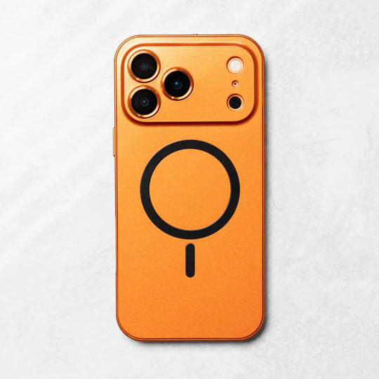 iPhone Hoesje met Metalen Frame - MagSafe Compatible Case