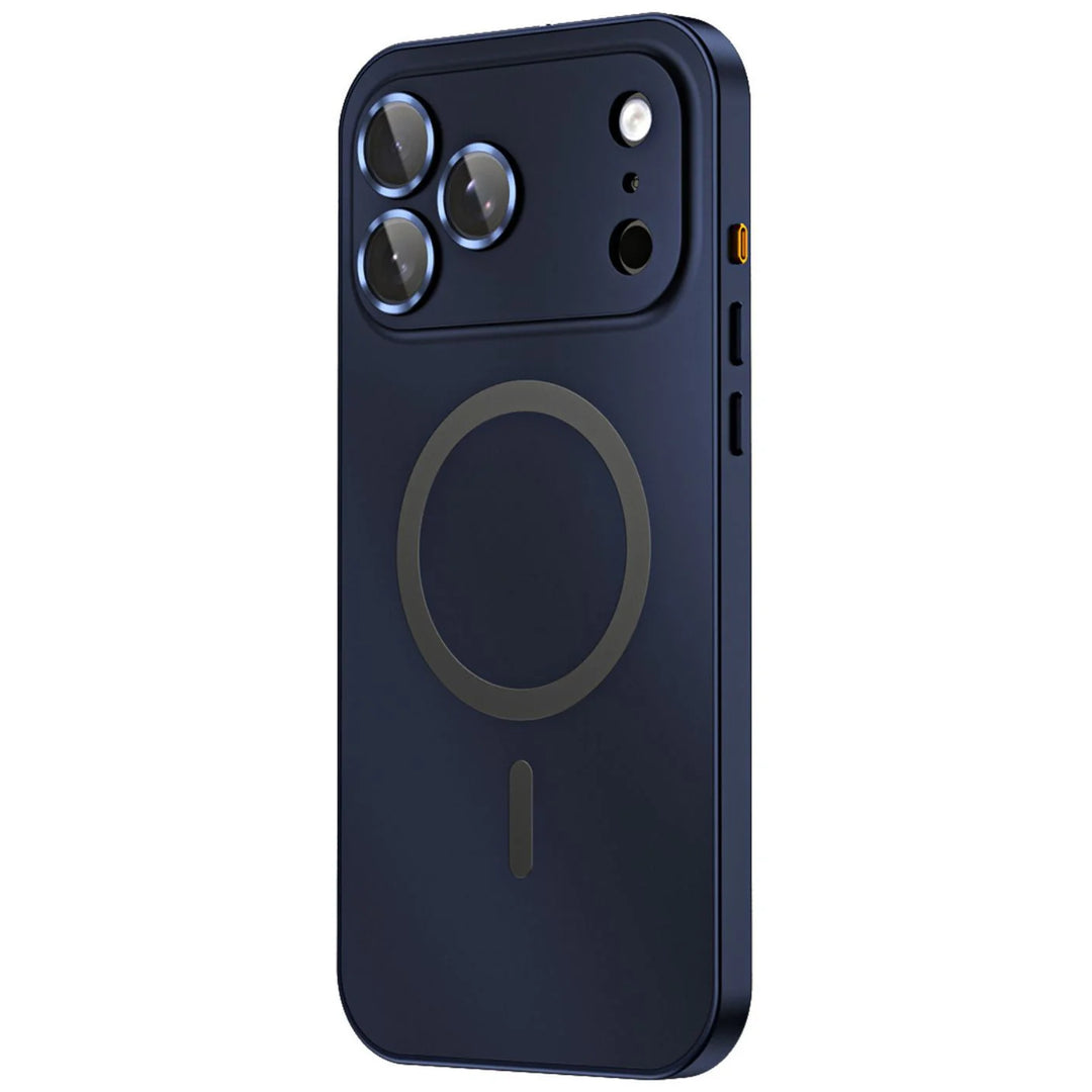iPhone Hoesje met Metalen Frame - MagSafe Compatible Case