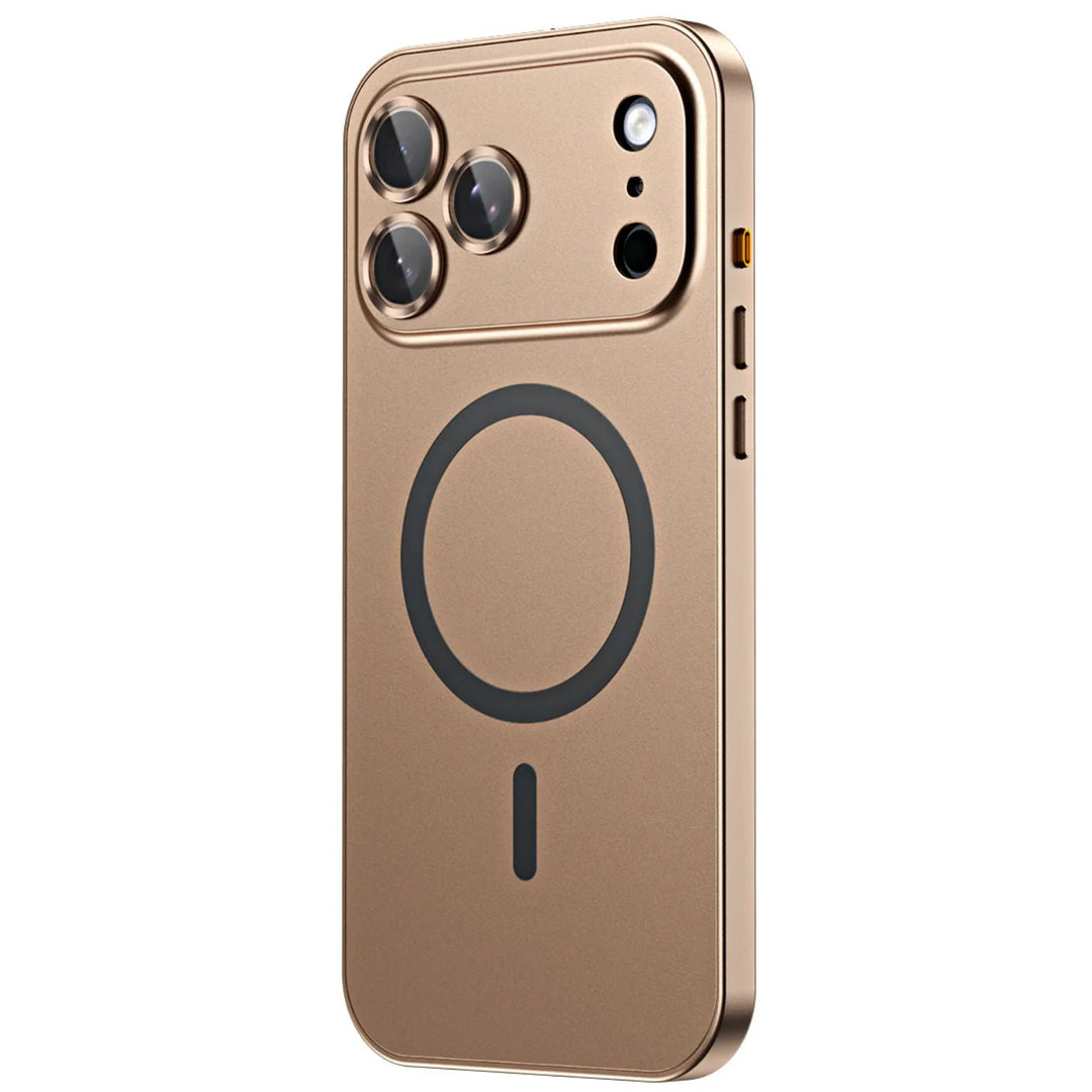 iPhone Hoesje met Metalen Frame - MagSafe Compatible Case