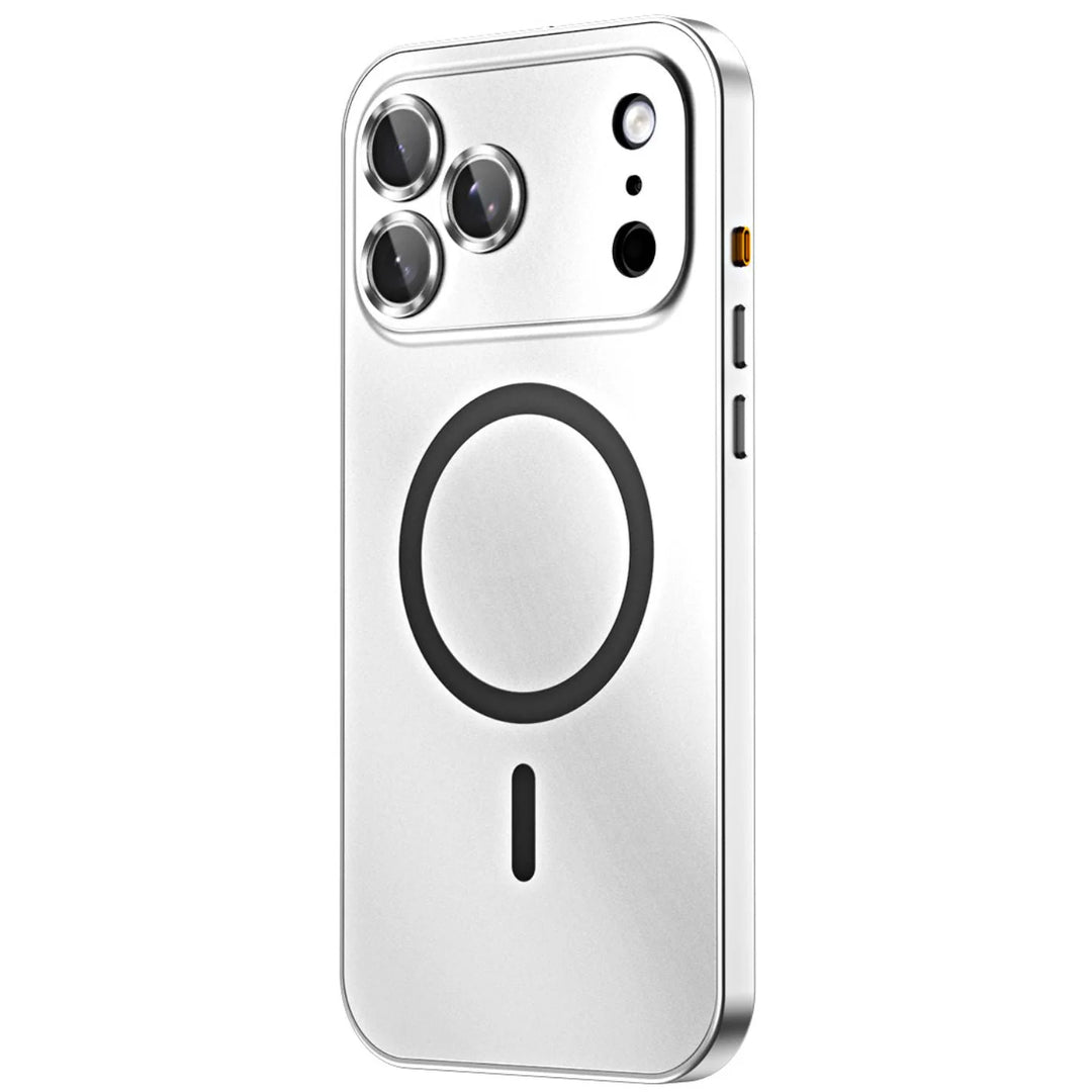 iPhone Hoesje met Metalen Frame - MagSafe Compatible Case