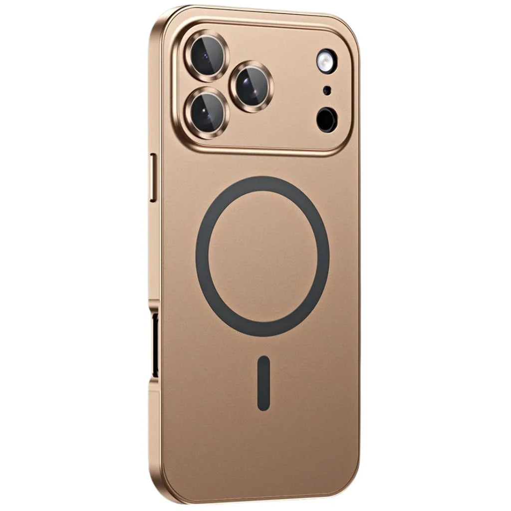 iPhone Hoesje met Metalen Frame - MagSafe Compatible Case