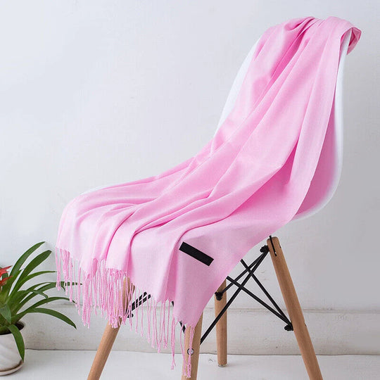 Kasjmier Sjaal Lang – Zachte & Stijlvolle Omslagdoek (200 cm)