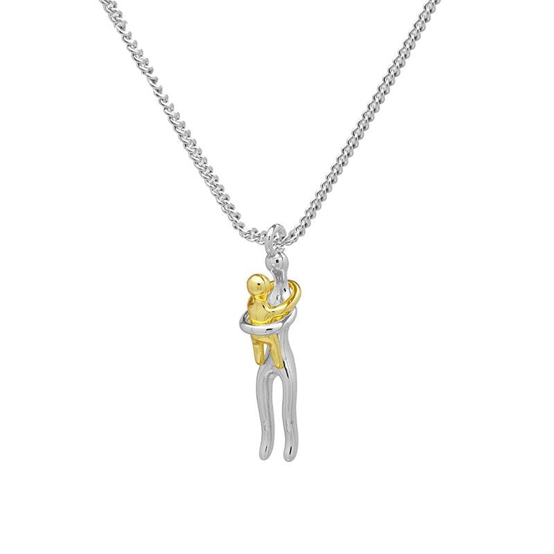 Ketting Moeder &amp; Kind – Tweekleurige Omhelzingshanger