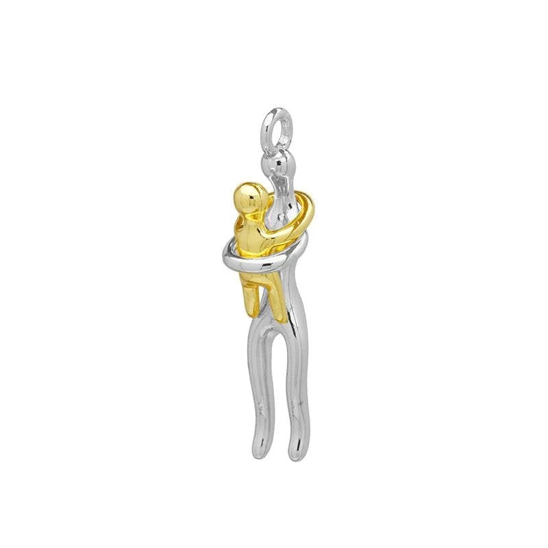 Ketting Moeder &amp; Kind – Tweekleurige Omhelzingshanger