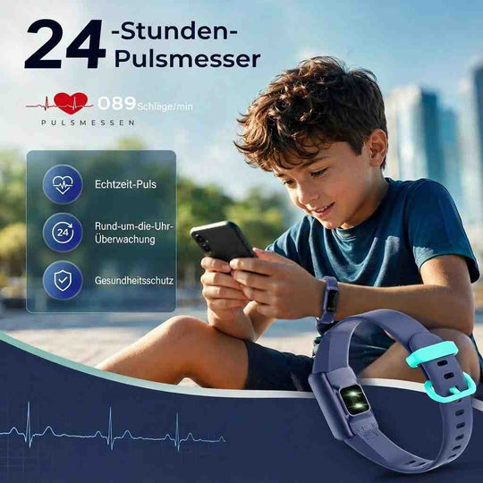 Kinder Fitness Tracker – Smartwatch met GPS & Hartslagmeter